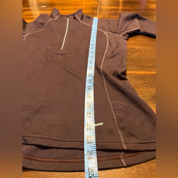 Patagonia Capilene 3 Half Zip-Neck Pullover Top Women’s M Dark Purple Midweight - Picture 12 of 13